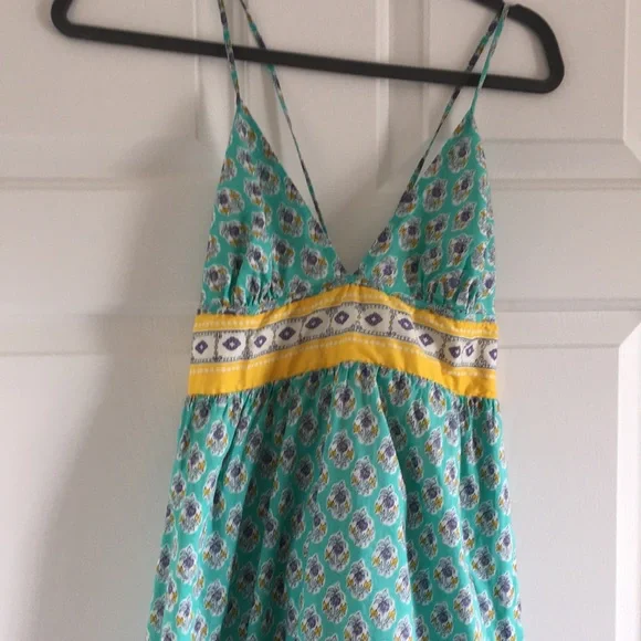 NWOT J Crew SZ Blockprints cotton tie top midi dress M - Picture 4 of 12